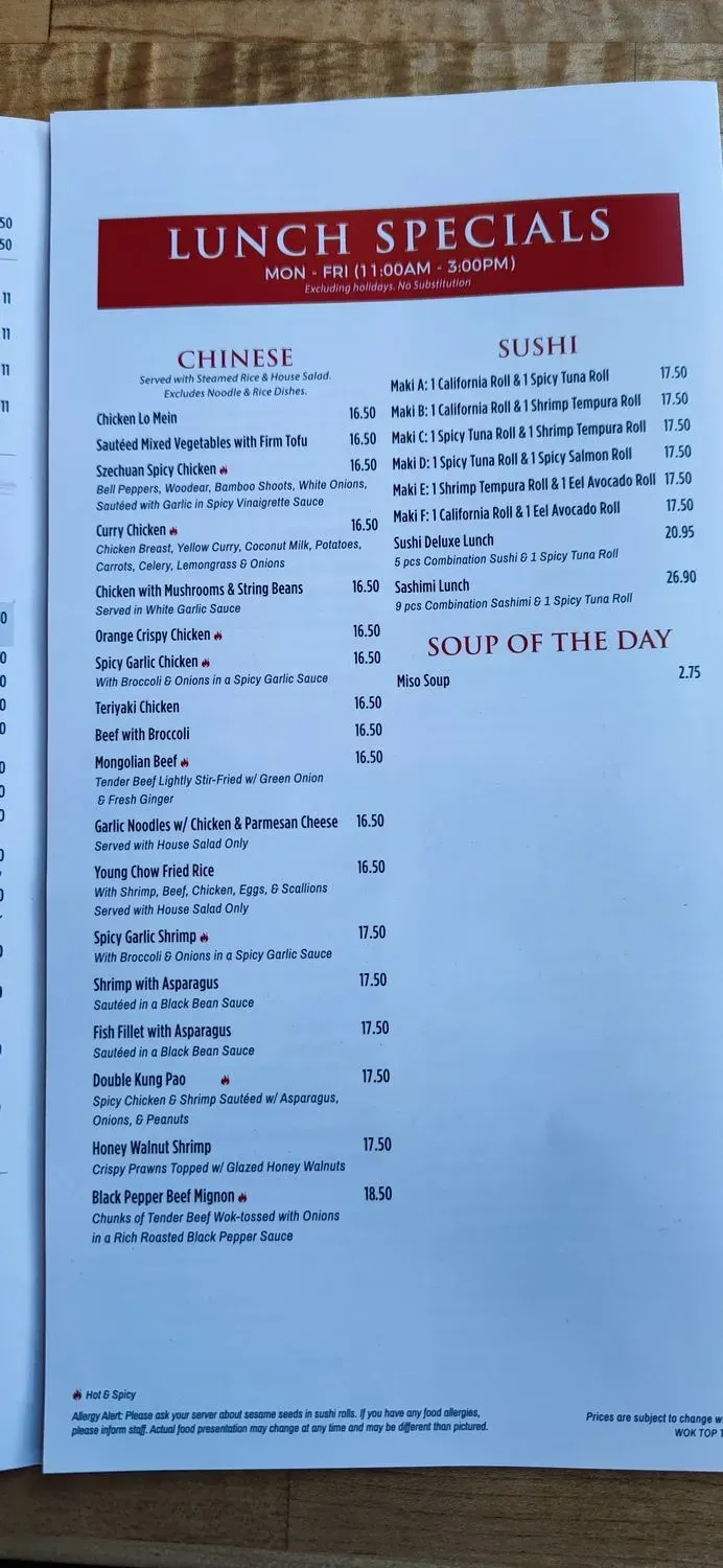 Menu 5