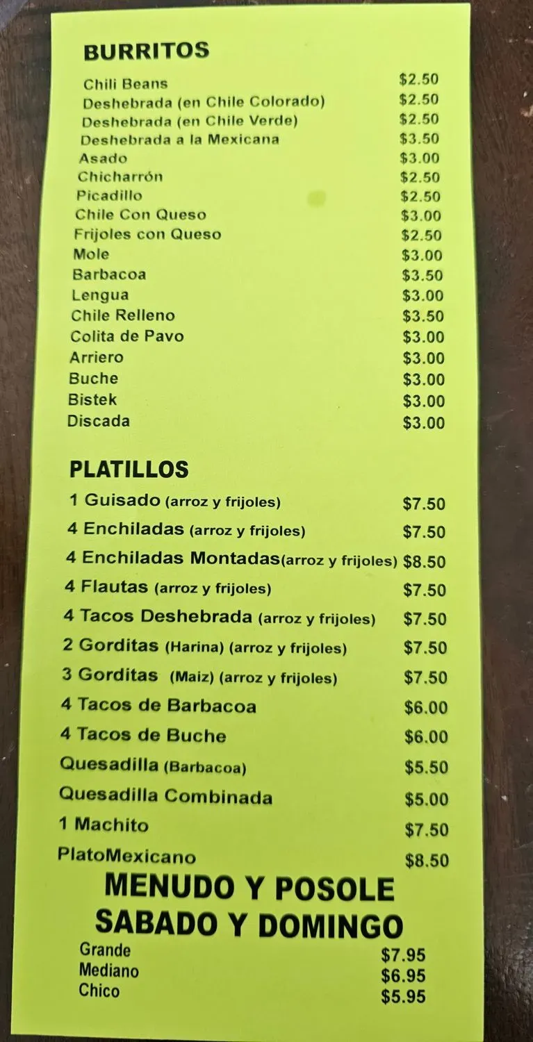 Menu 4