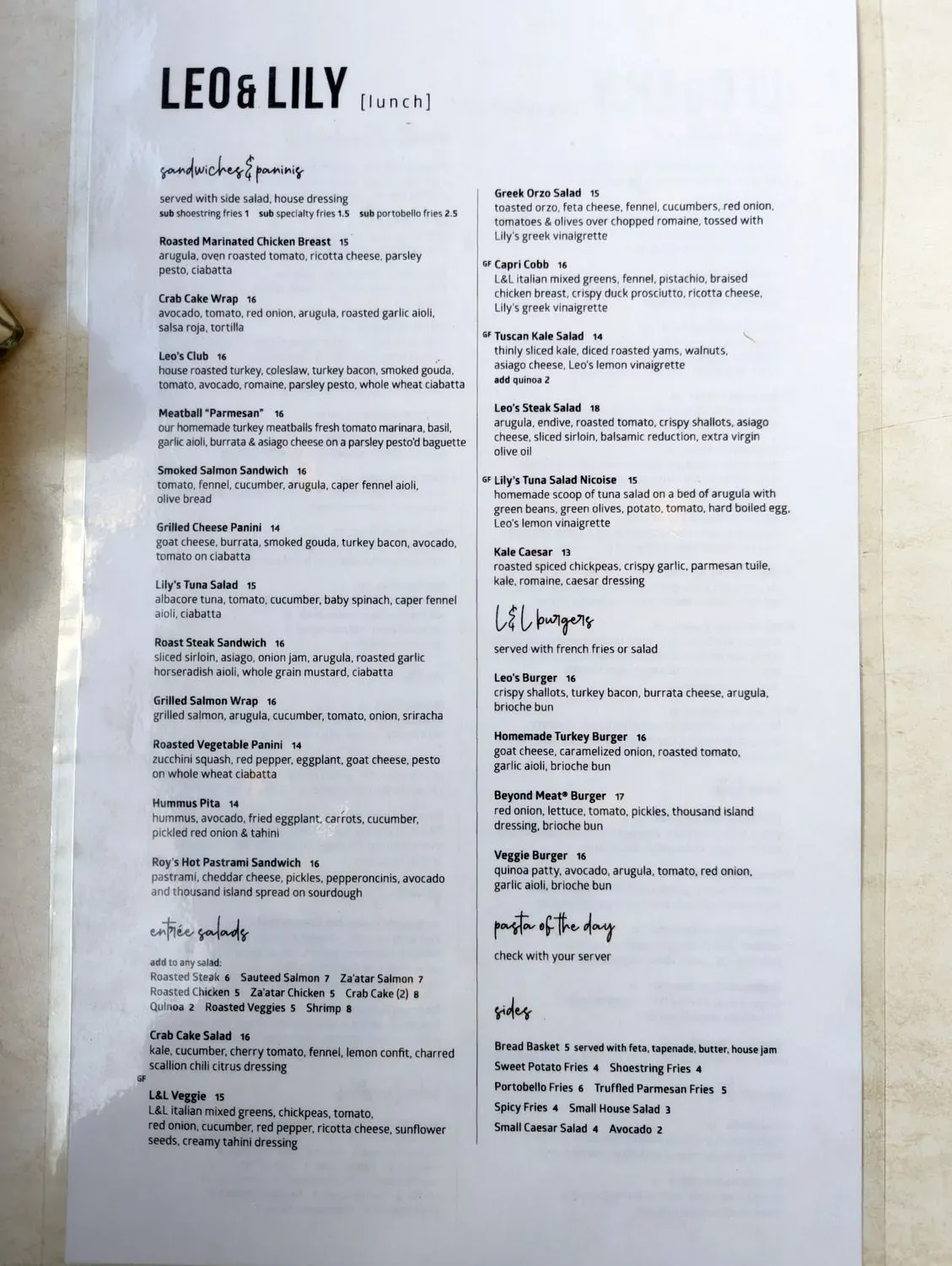 Menu 5