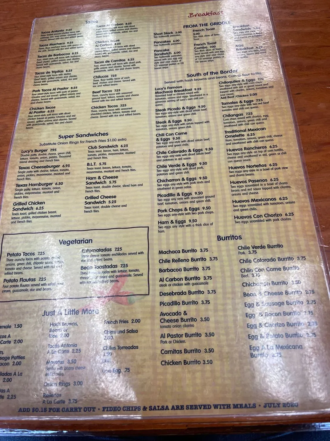 Menu 4