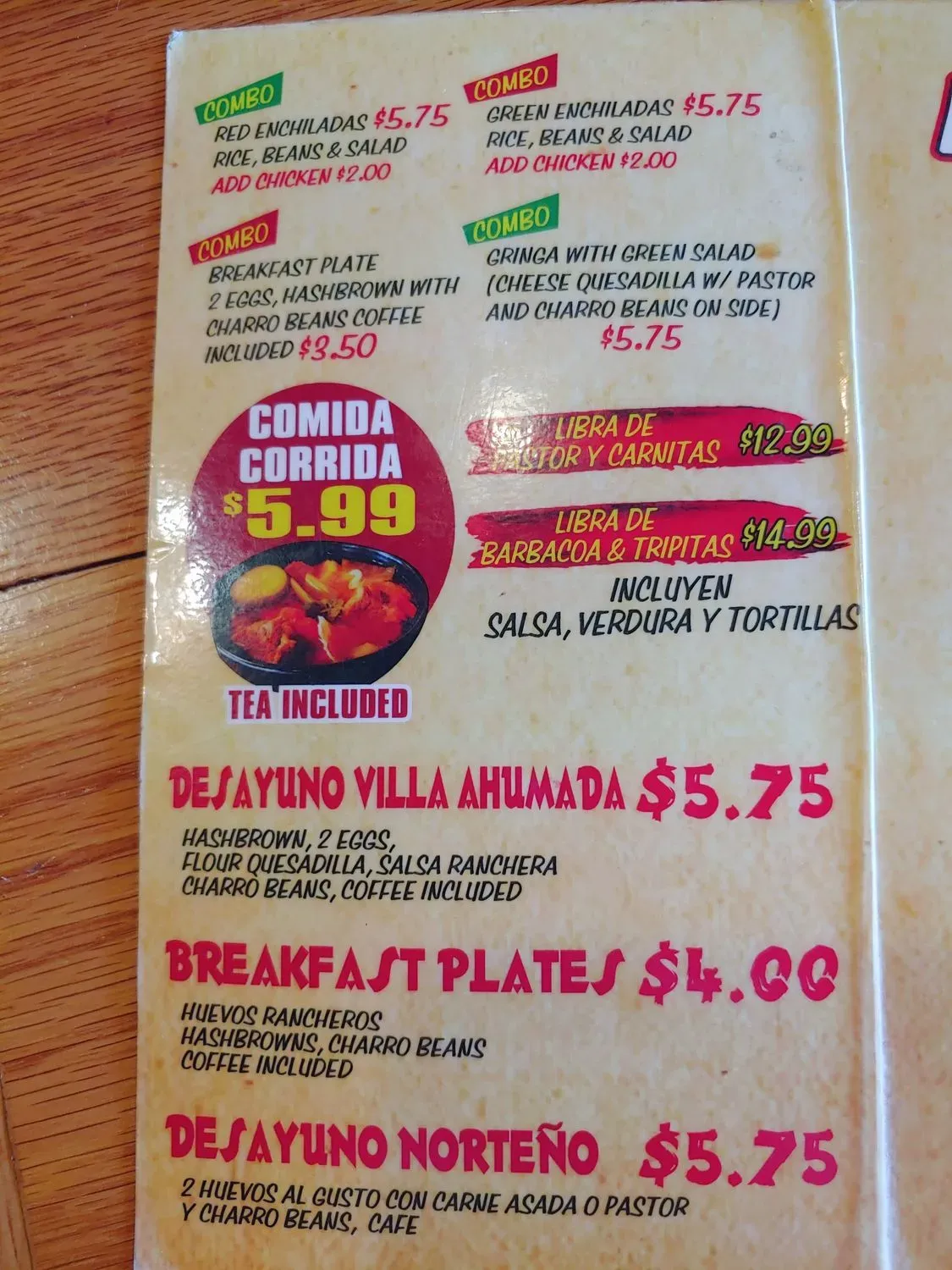 Menu 4