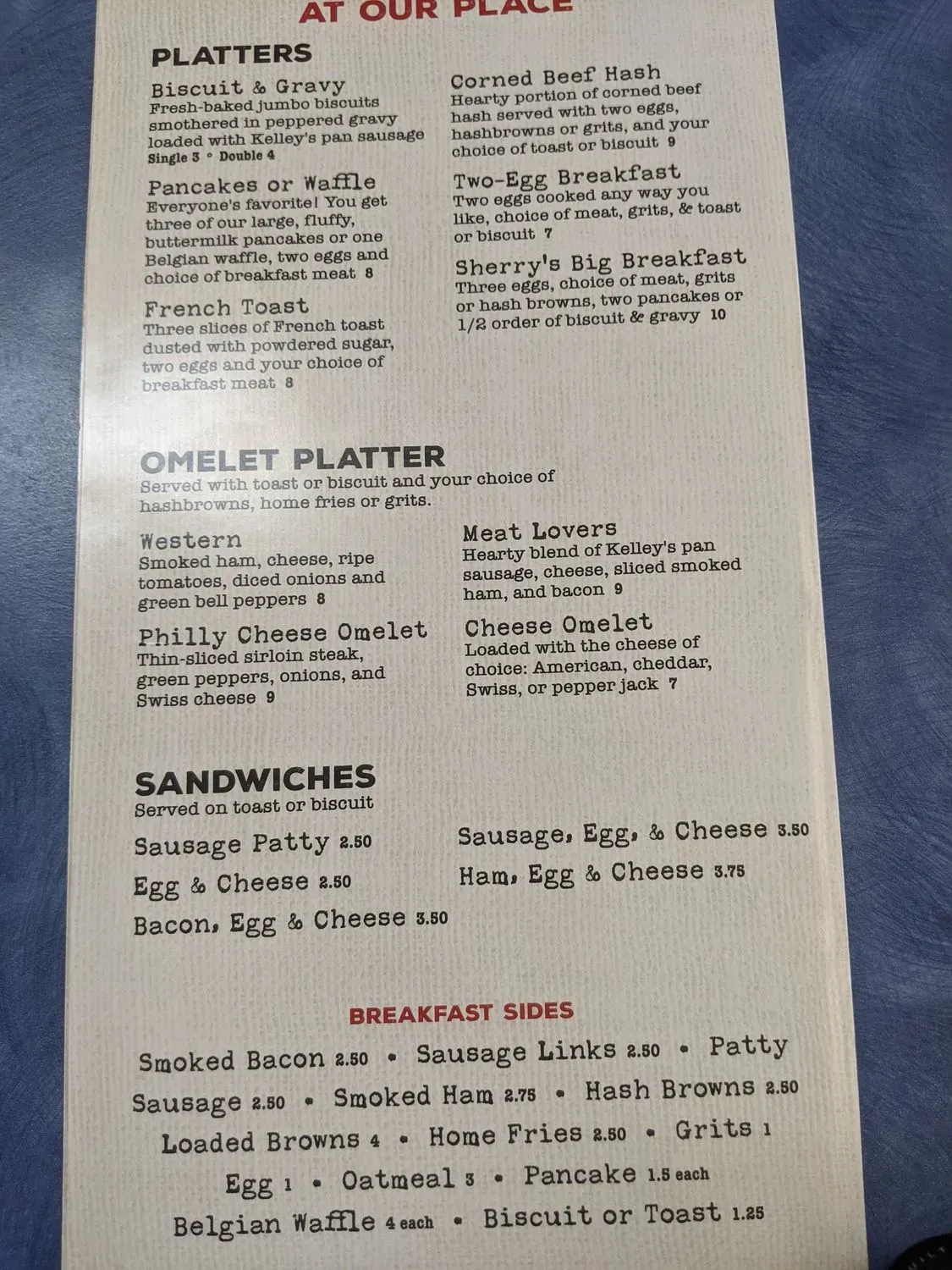 Menu 4