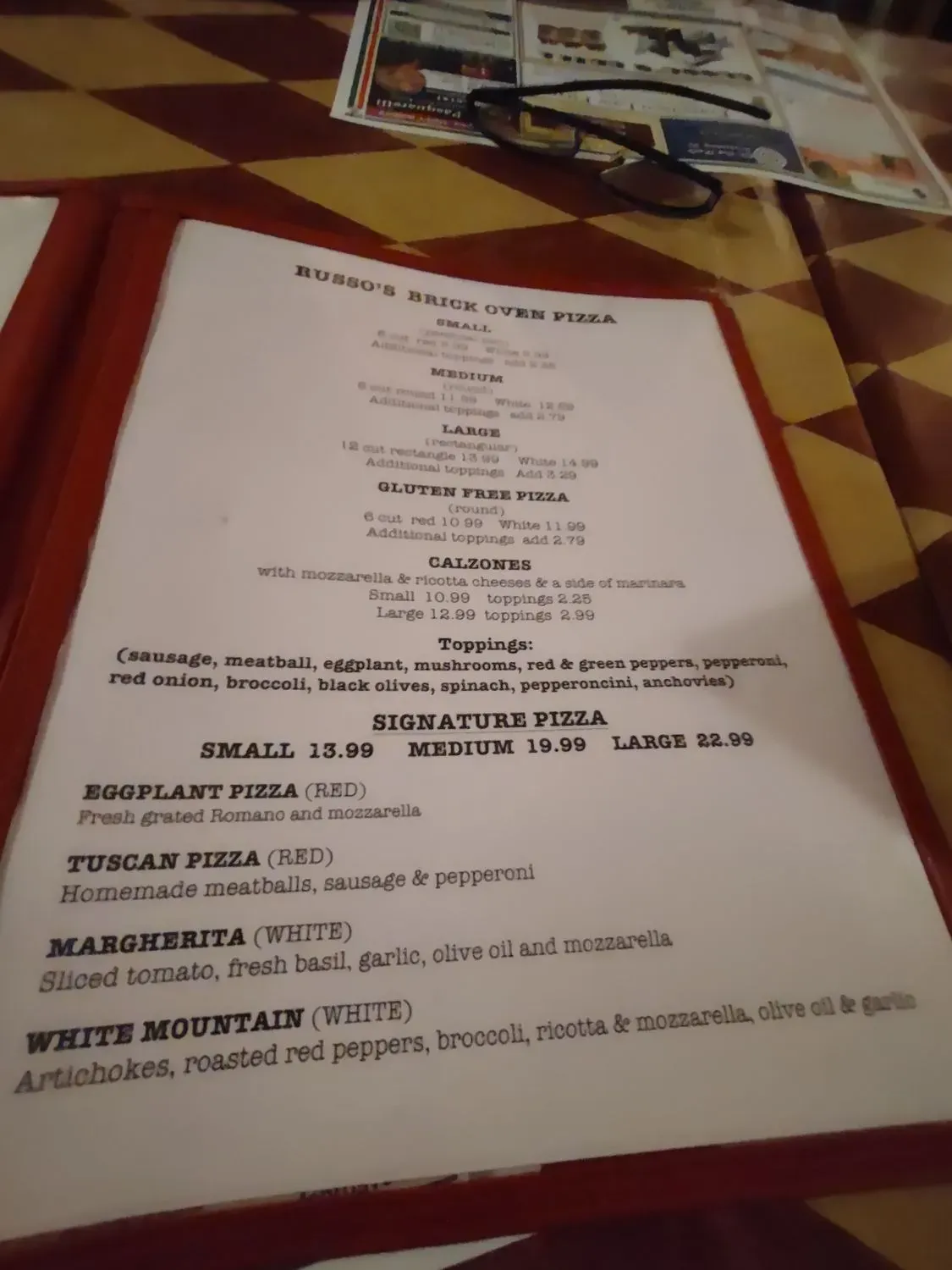 Menu 2