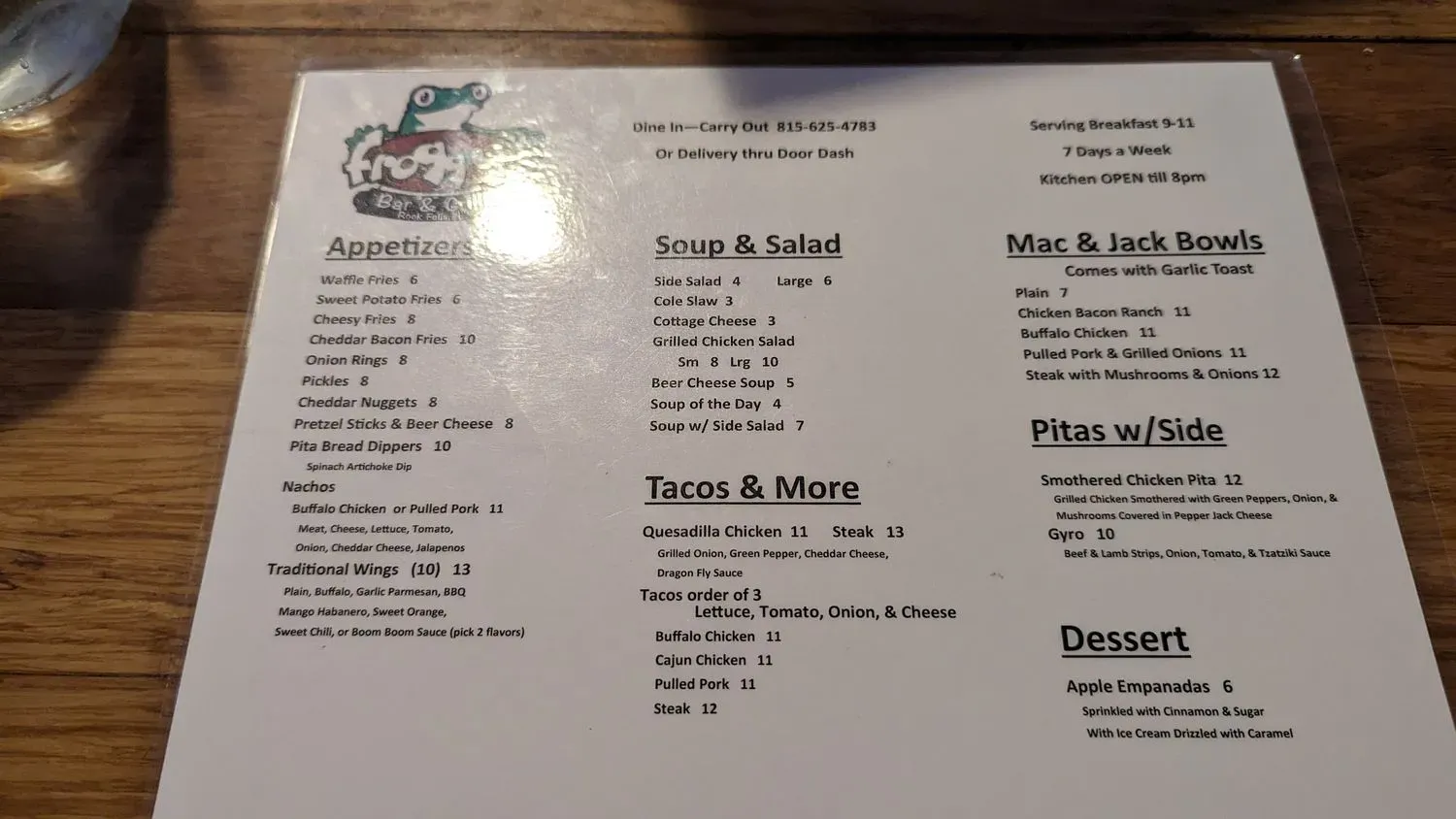 Menu 3