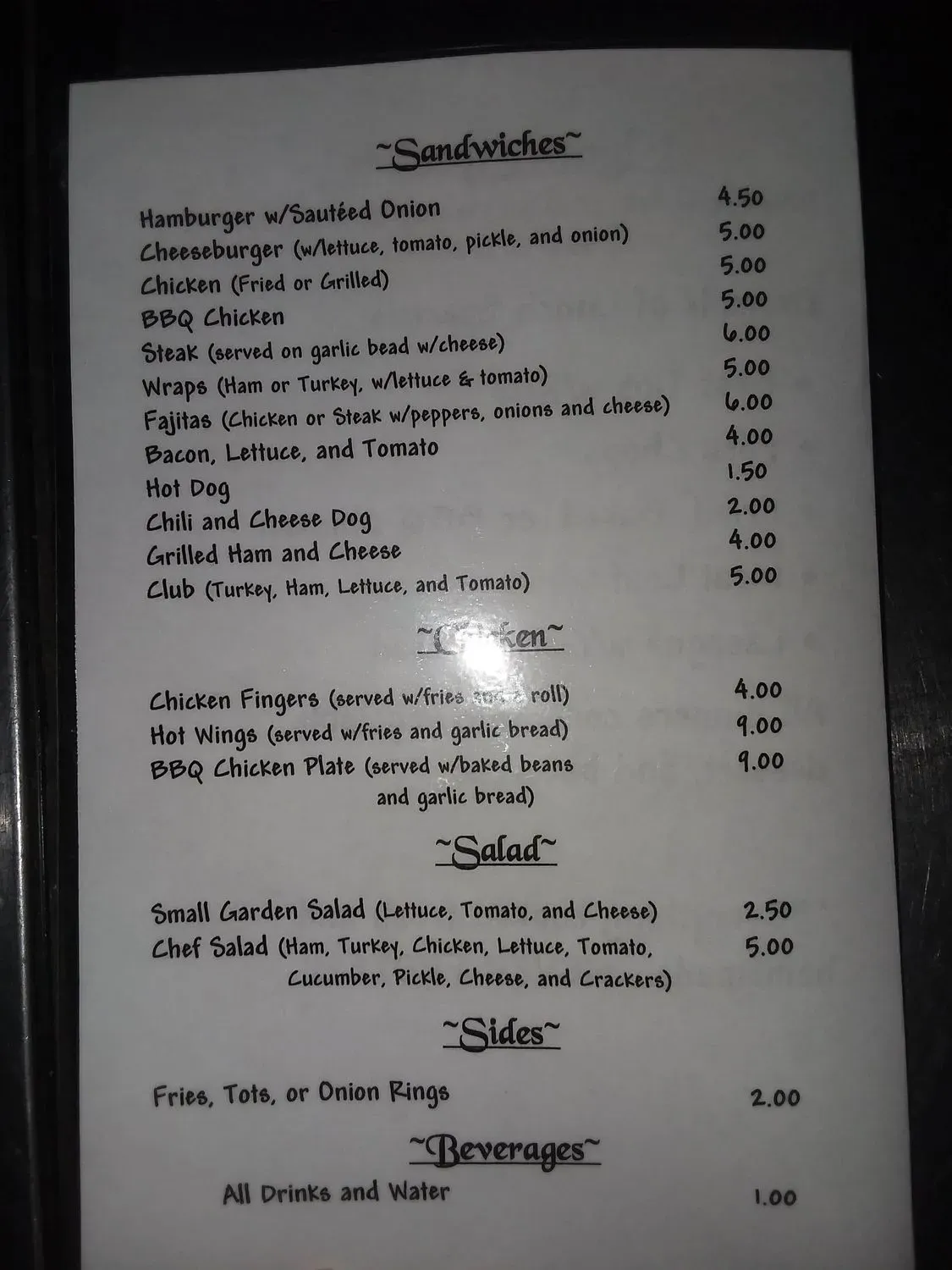Menu 2