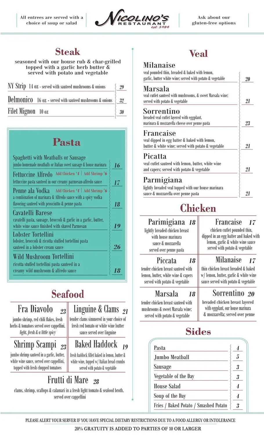 Menu 2