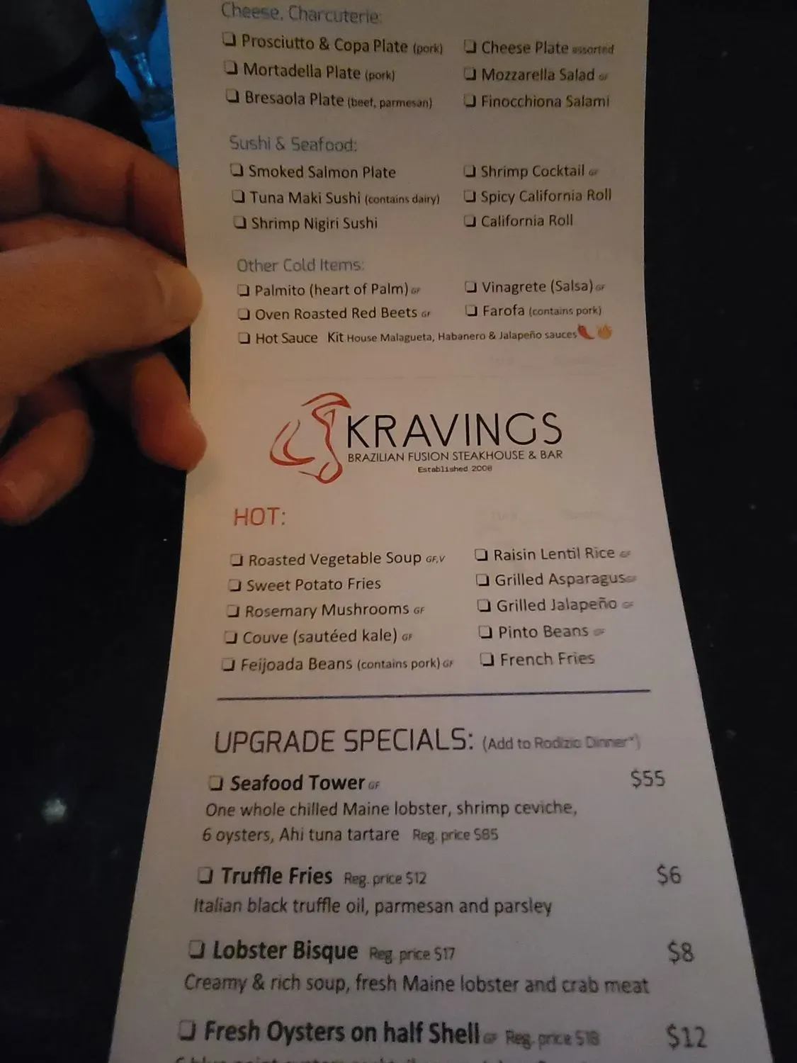 Menu 5