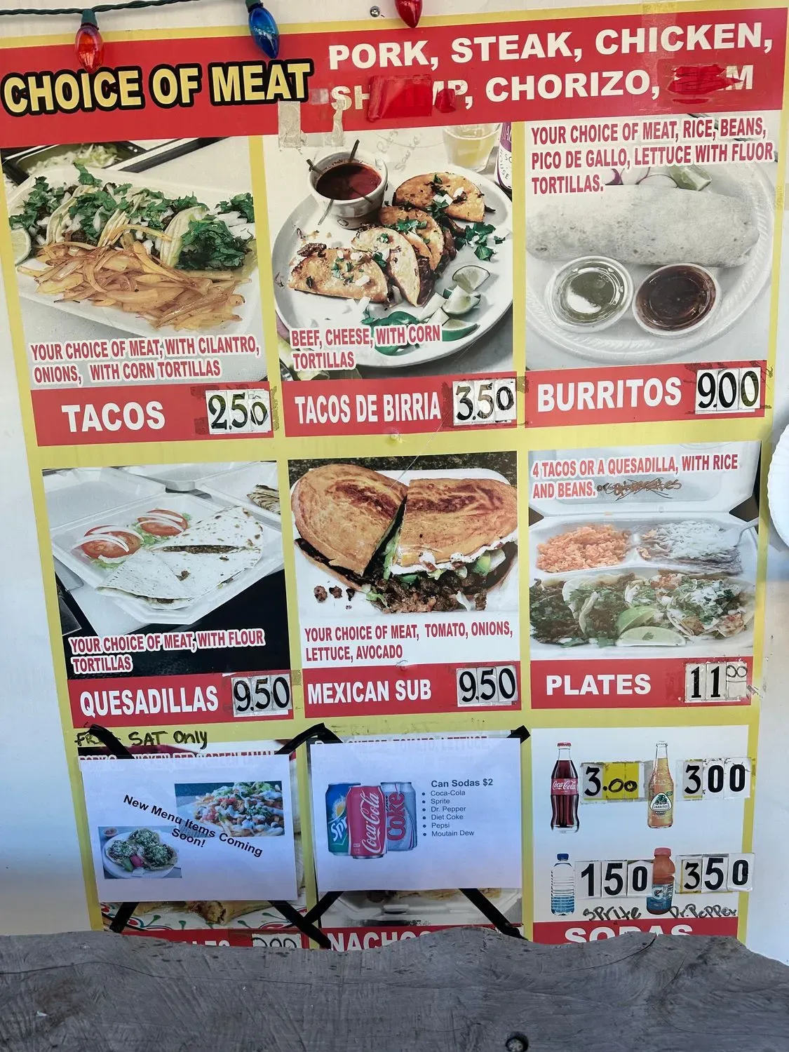 Ruby's Tacos Menu - Updated November 2025