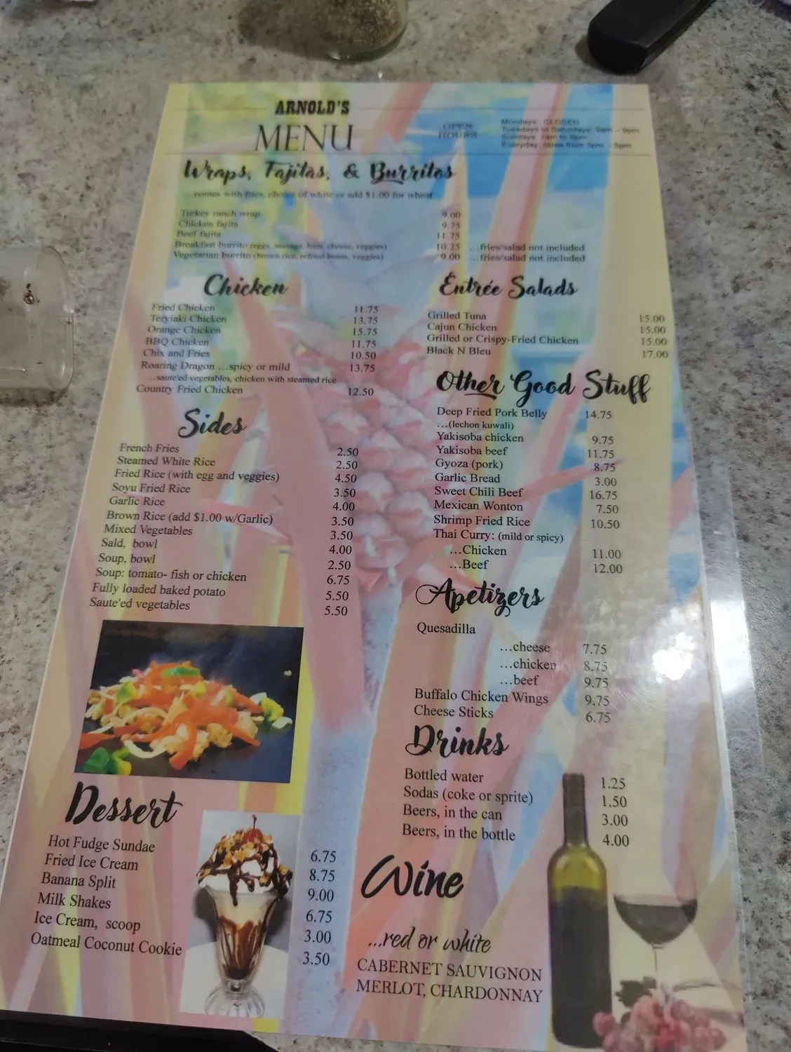 Menu 2