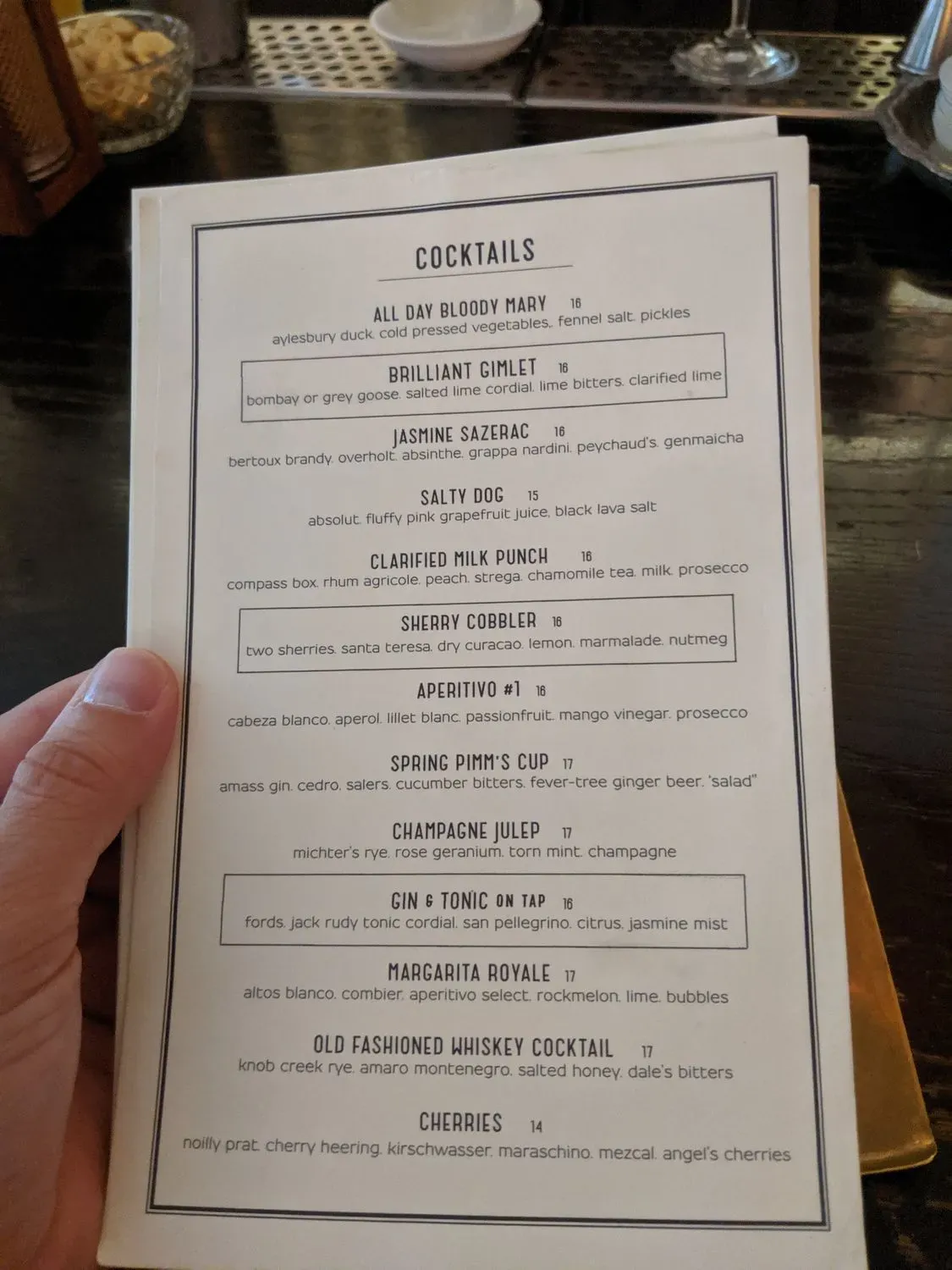 Menu 5