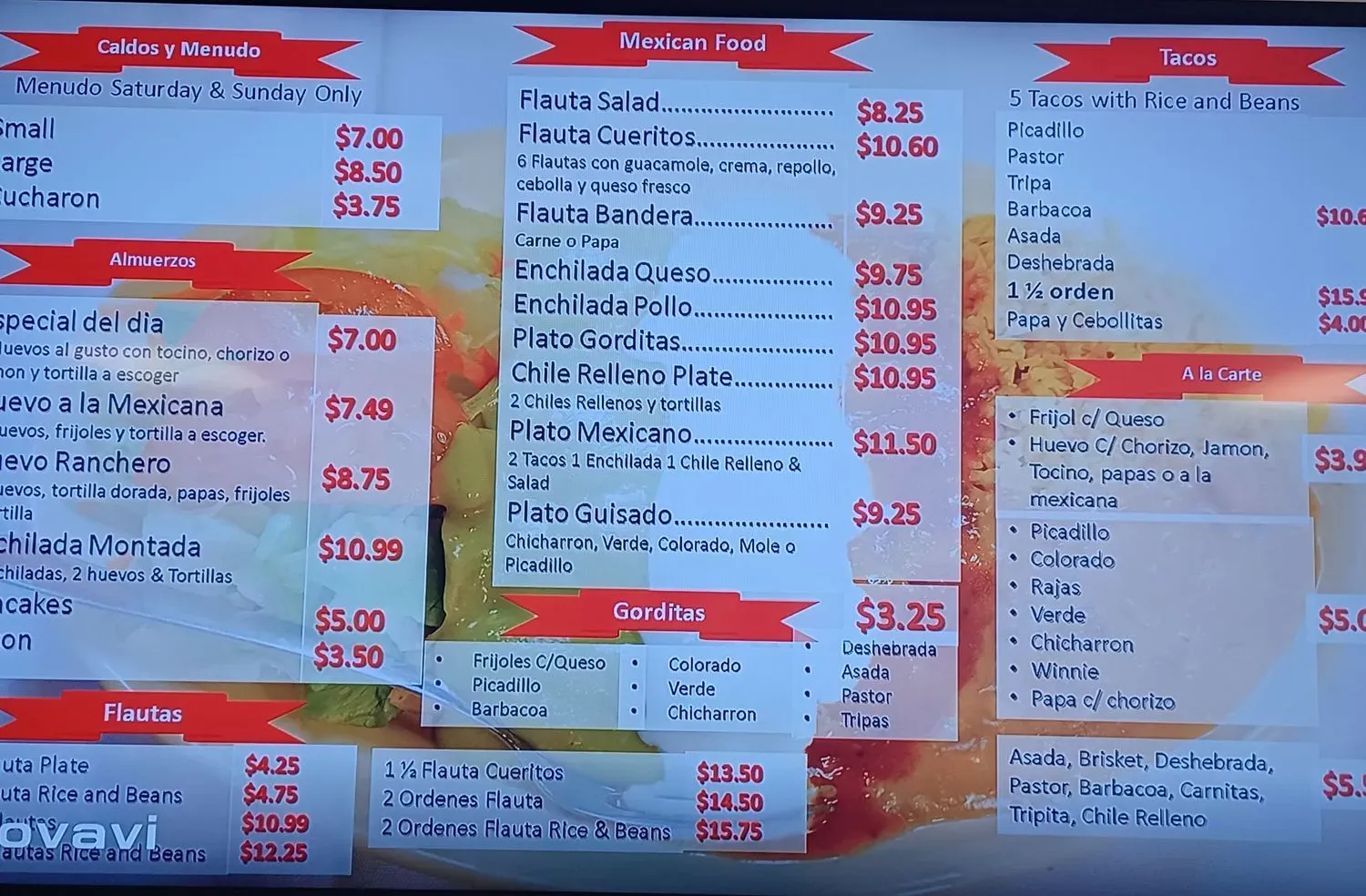 Menu 2