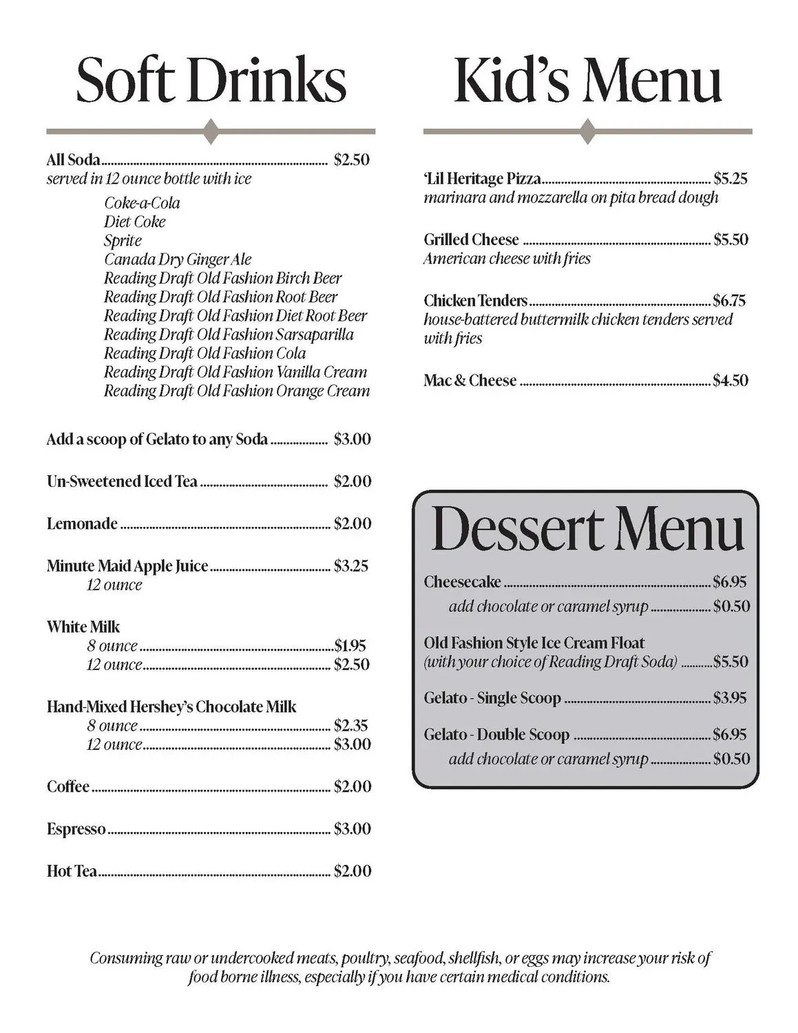 Menu 4