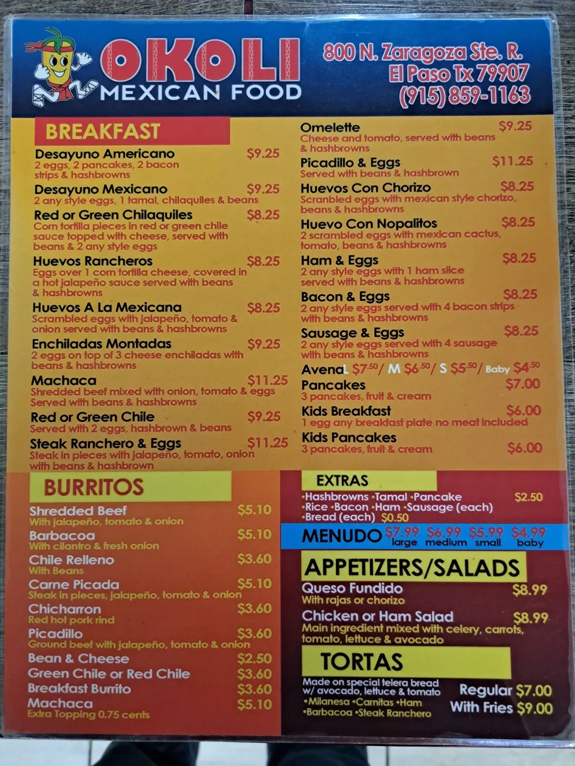 Menu 2