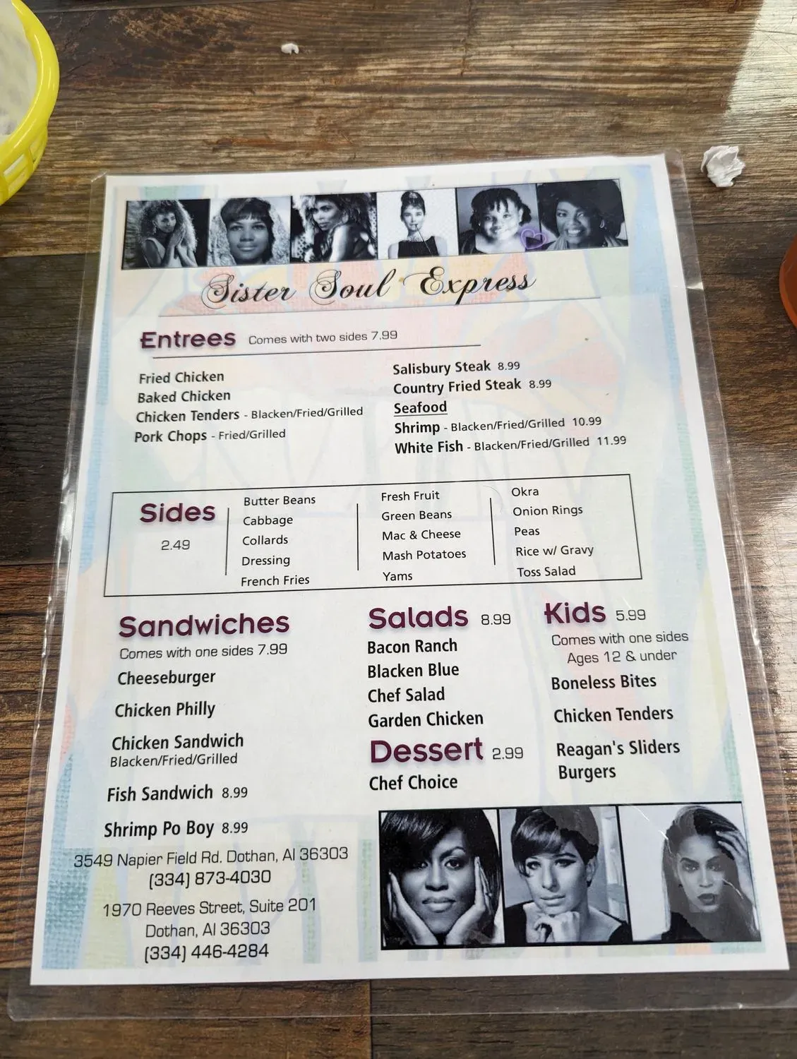 Menu 3