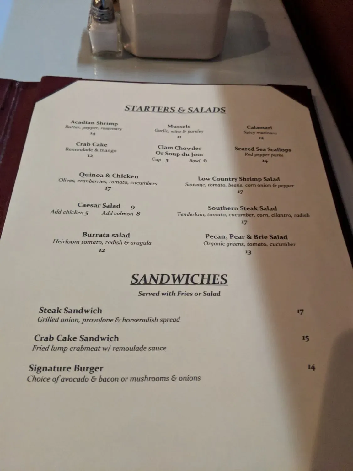 Menu 3