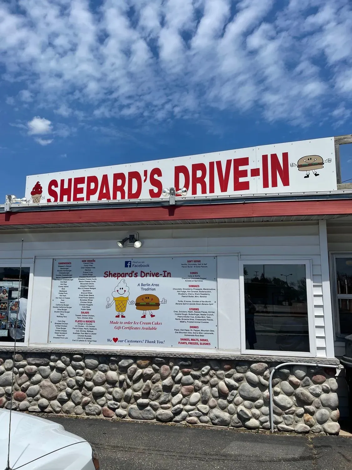 Shepard's Drive-In Menu - Updated November 2025