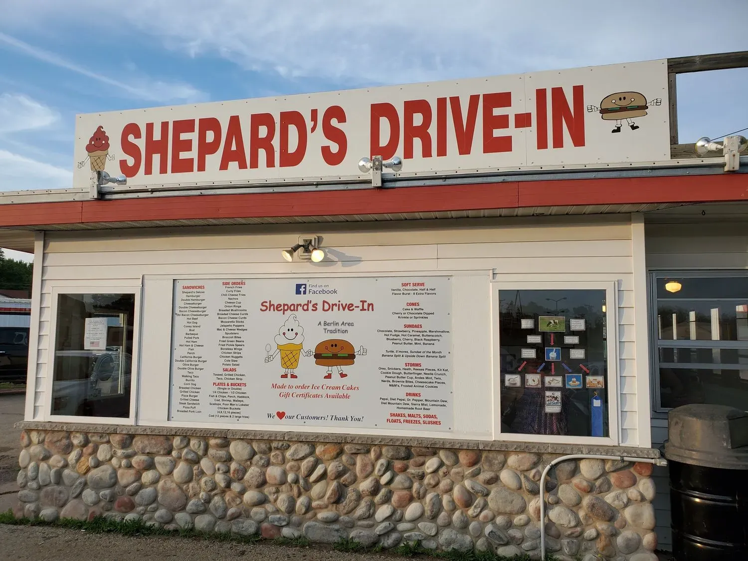 Shepard's Drive-In Menu - Updated November 2025