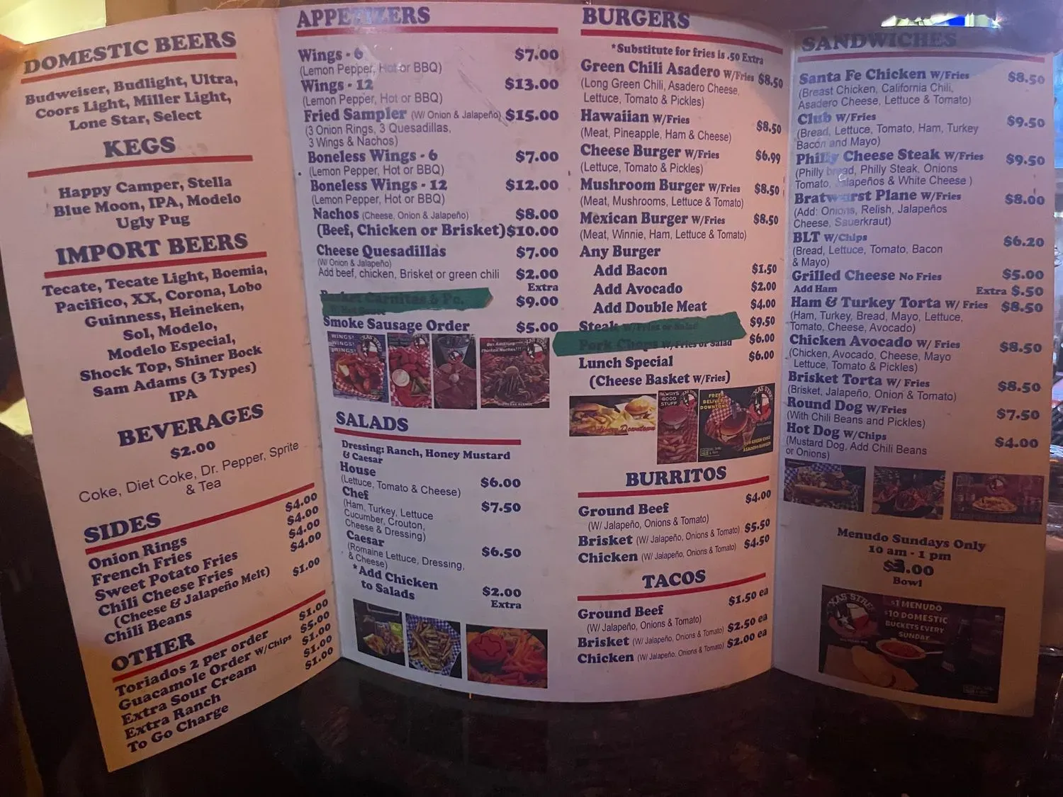 Menu 2