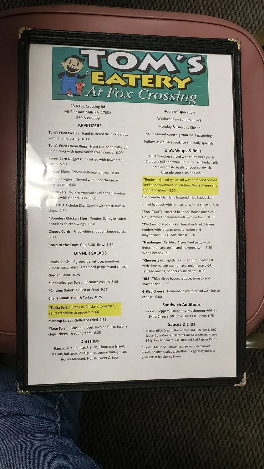 Menu 4