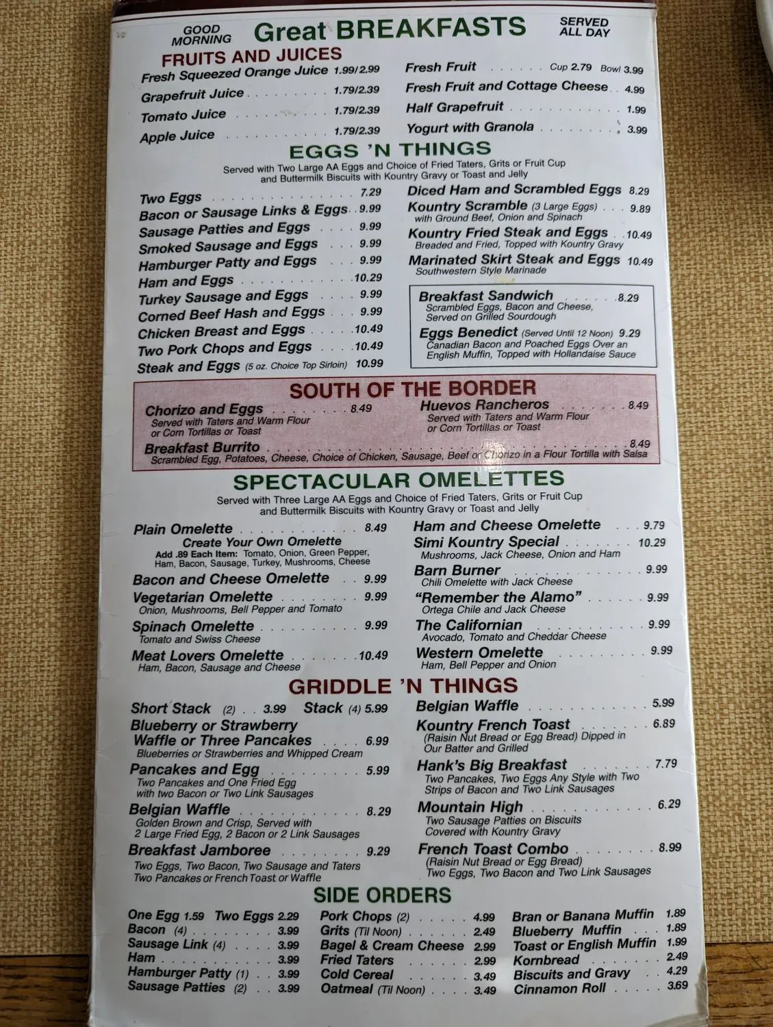 Menu 3