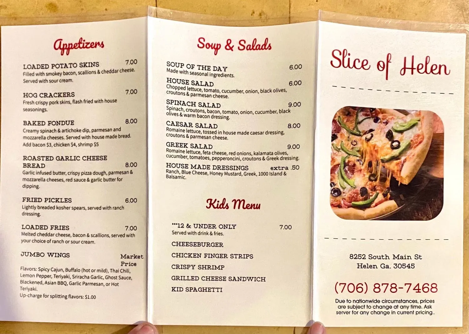 Menu 3