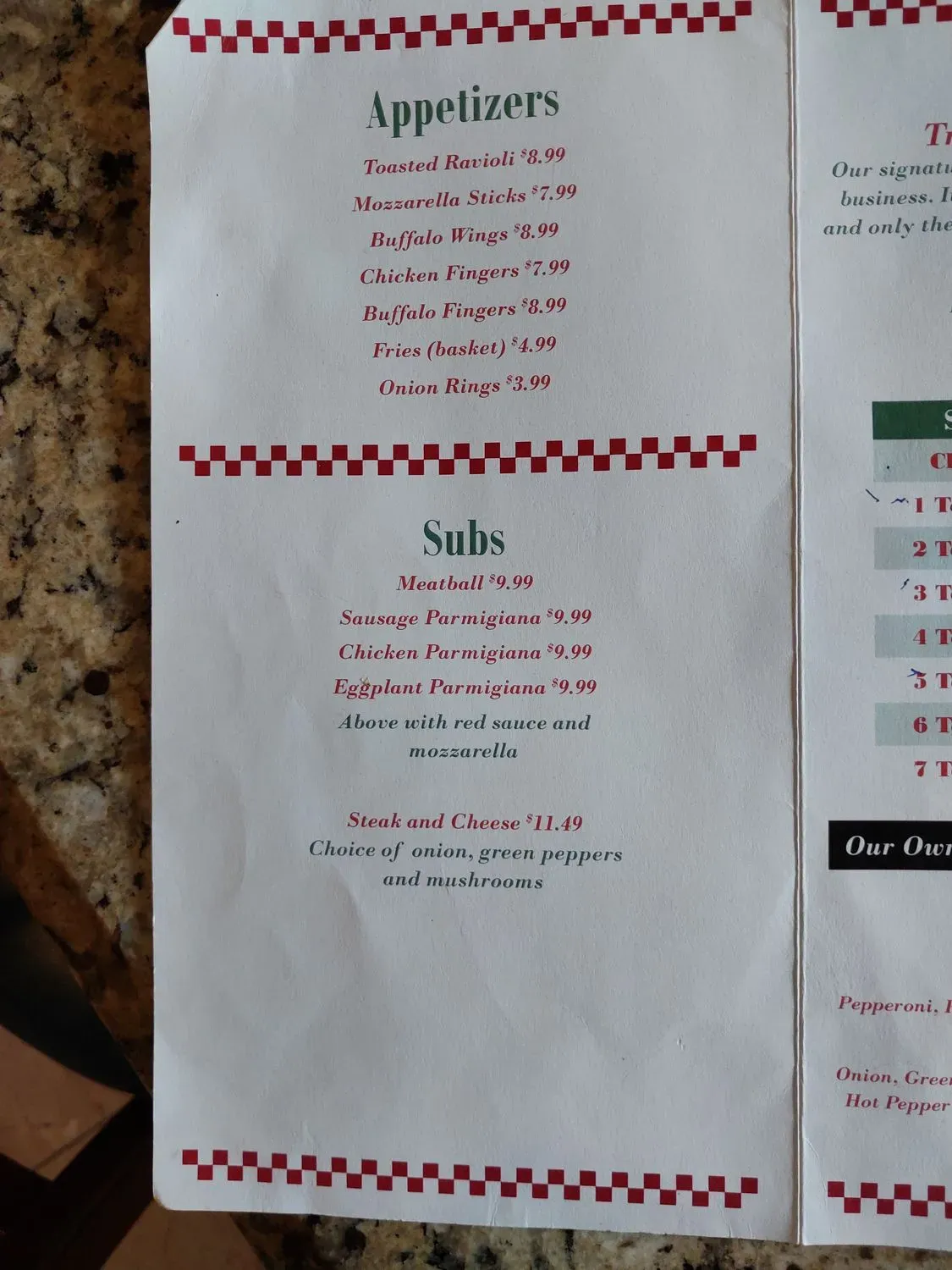 Menu 4