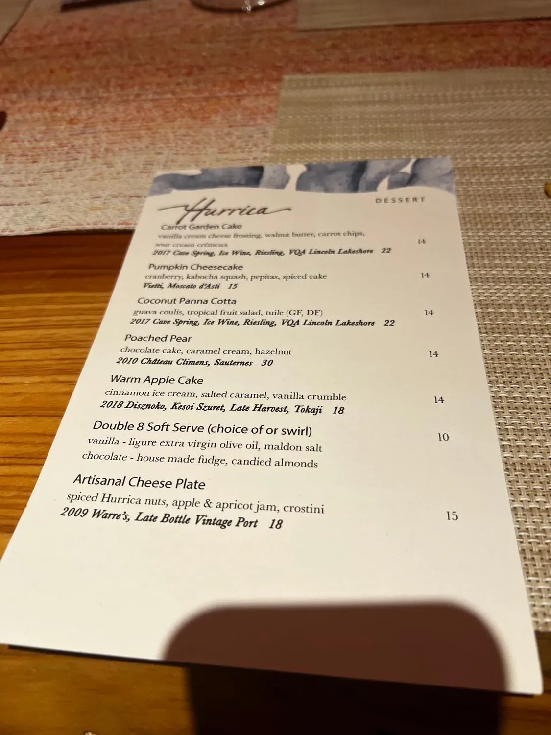 Menu 6