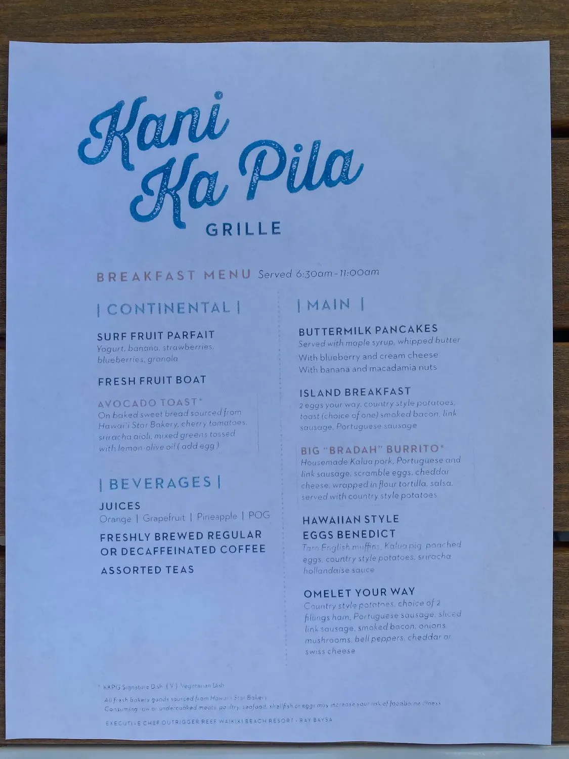 Menu 2