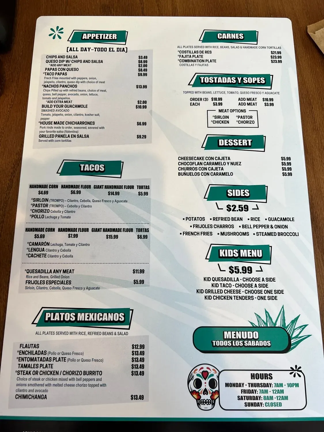 Menu 2