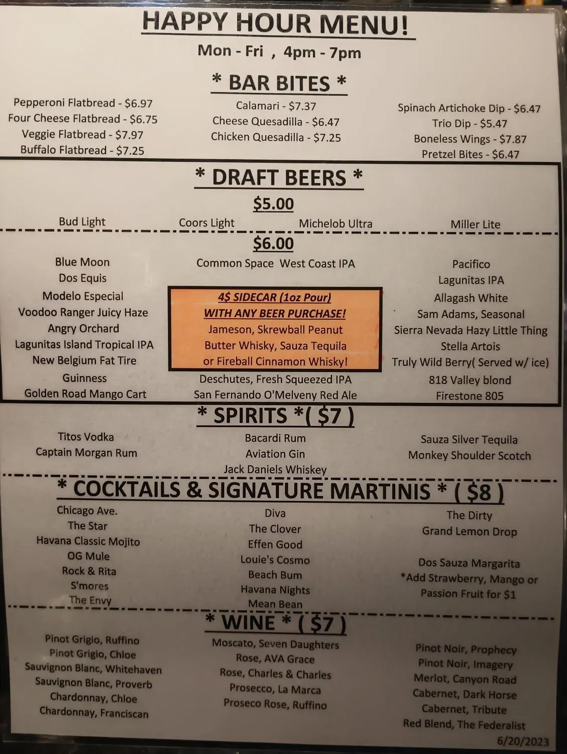 Menu 6