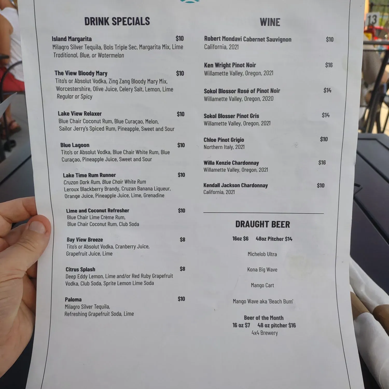 Menu 2