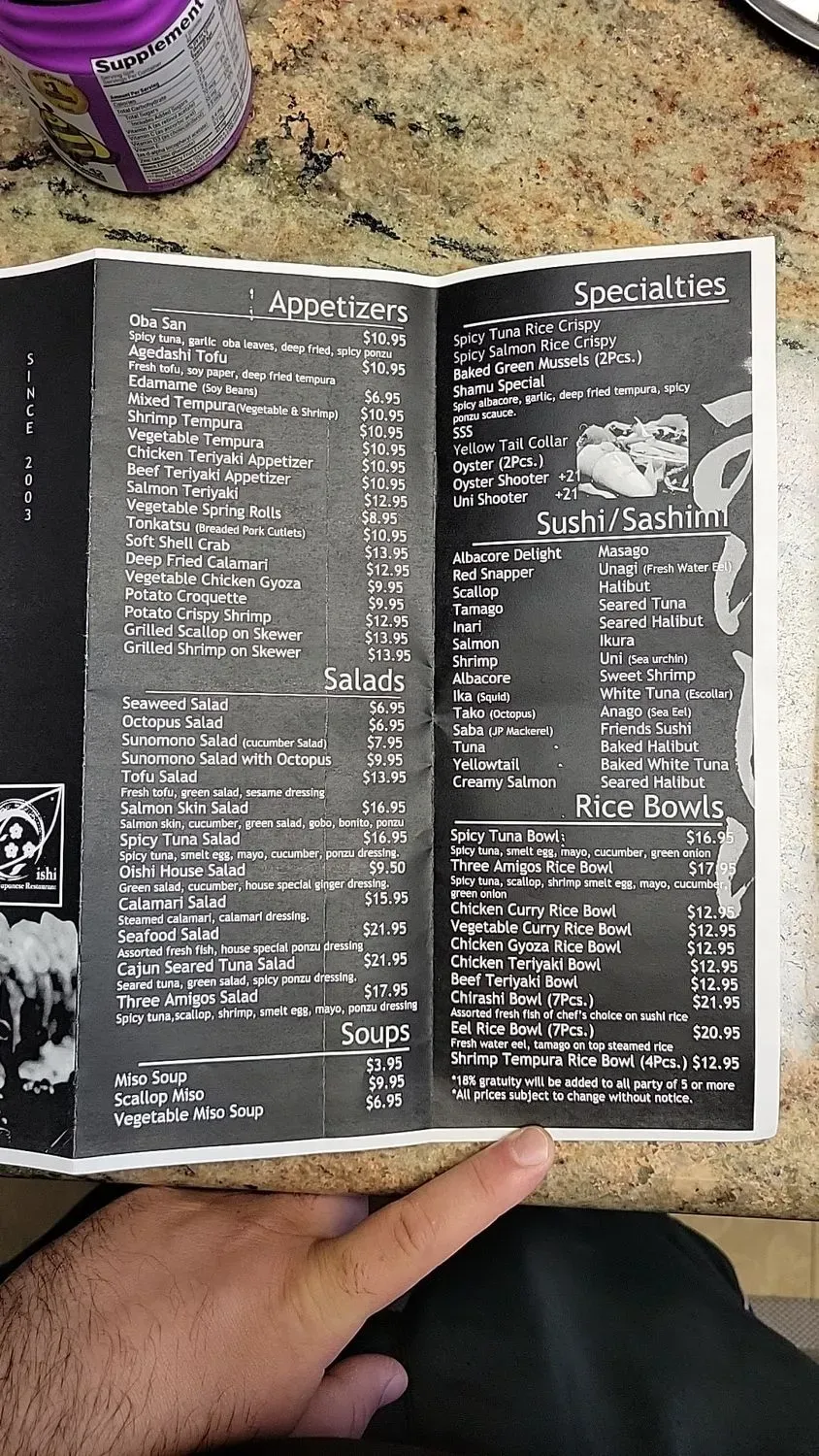 Menu 4