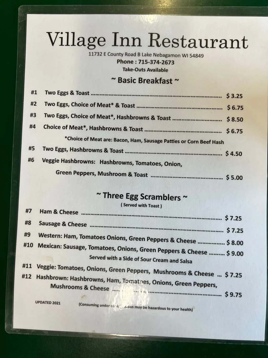 Menu 4