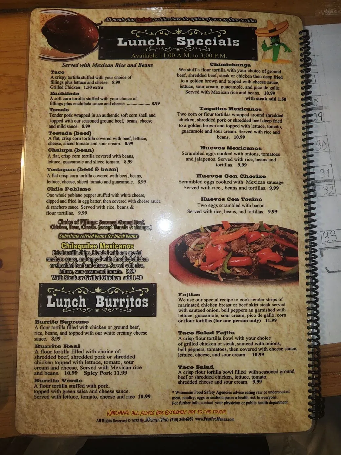 Menu 4