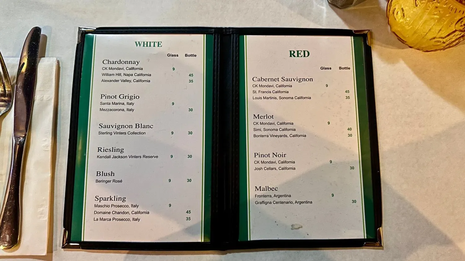 Menu 5