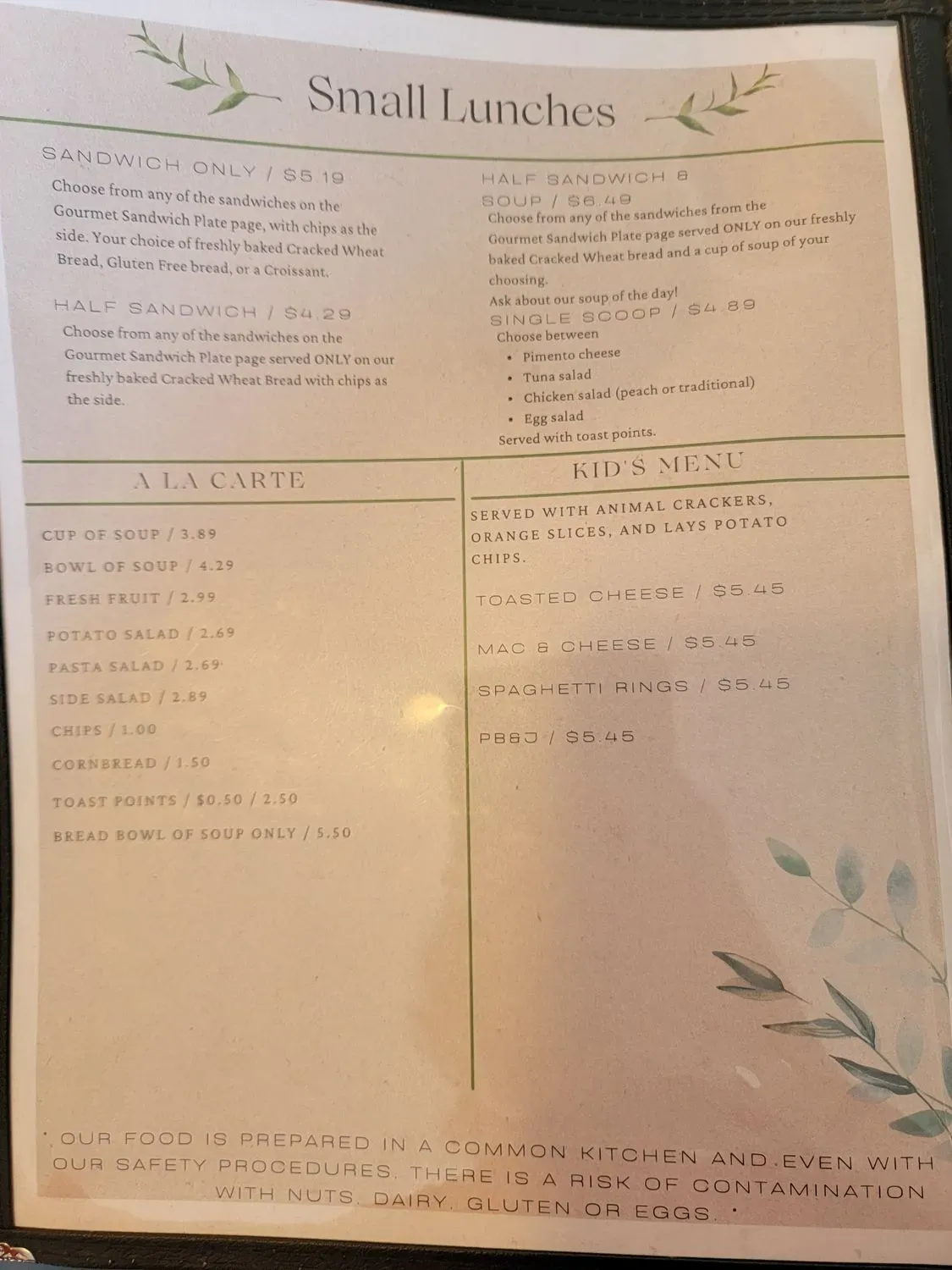 Menu 5