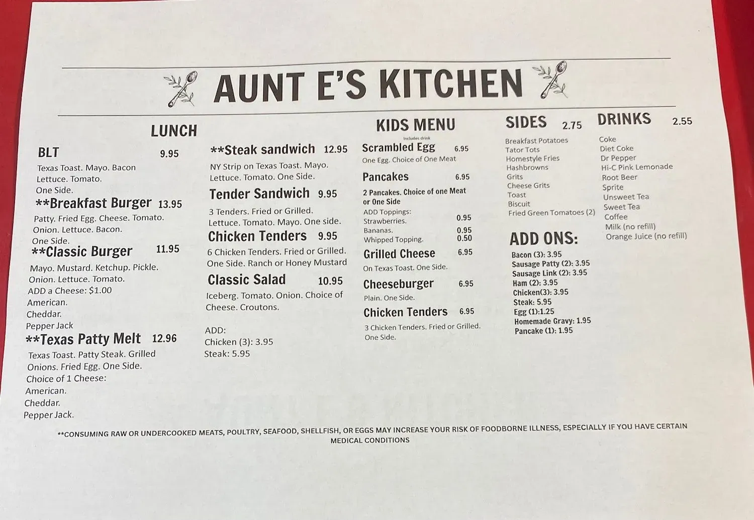 Menu 2