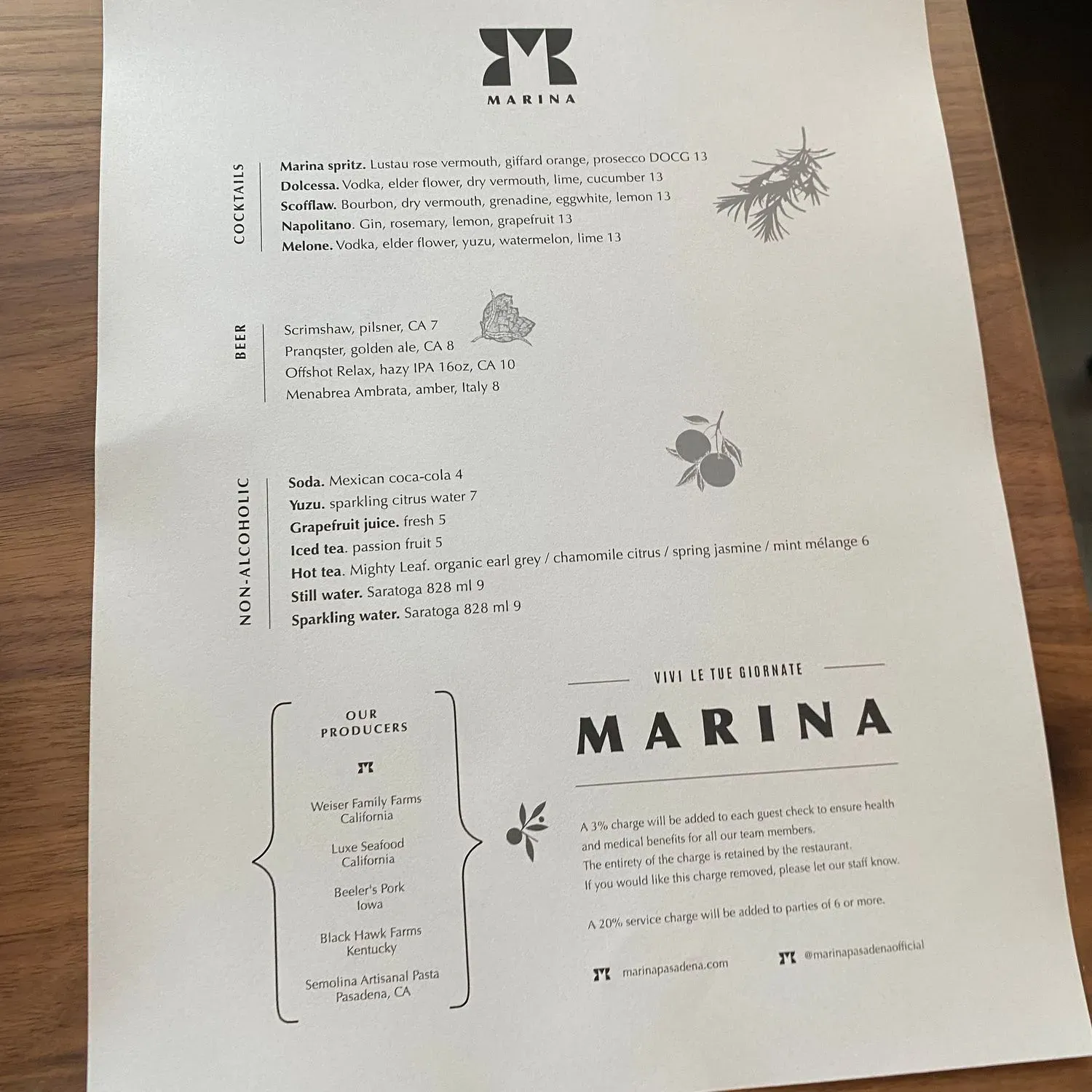 Menu 2