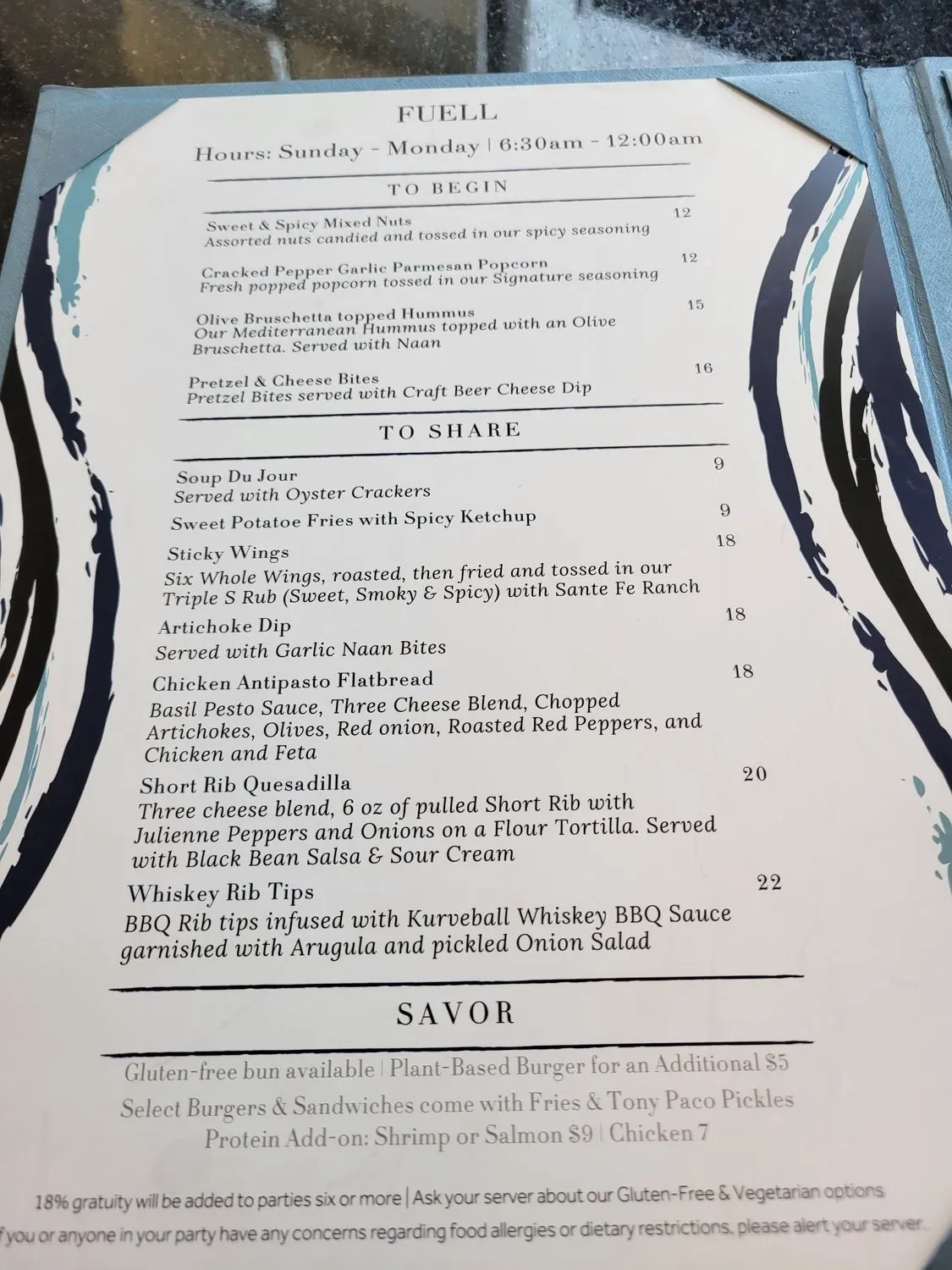 Menu 2