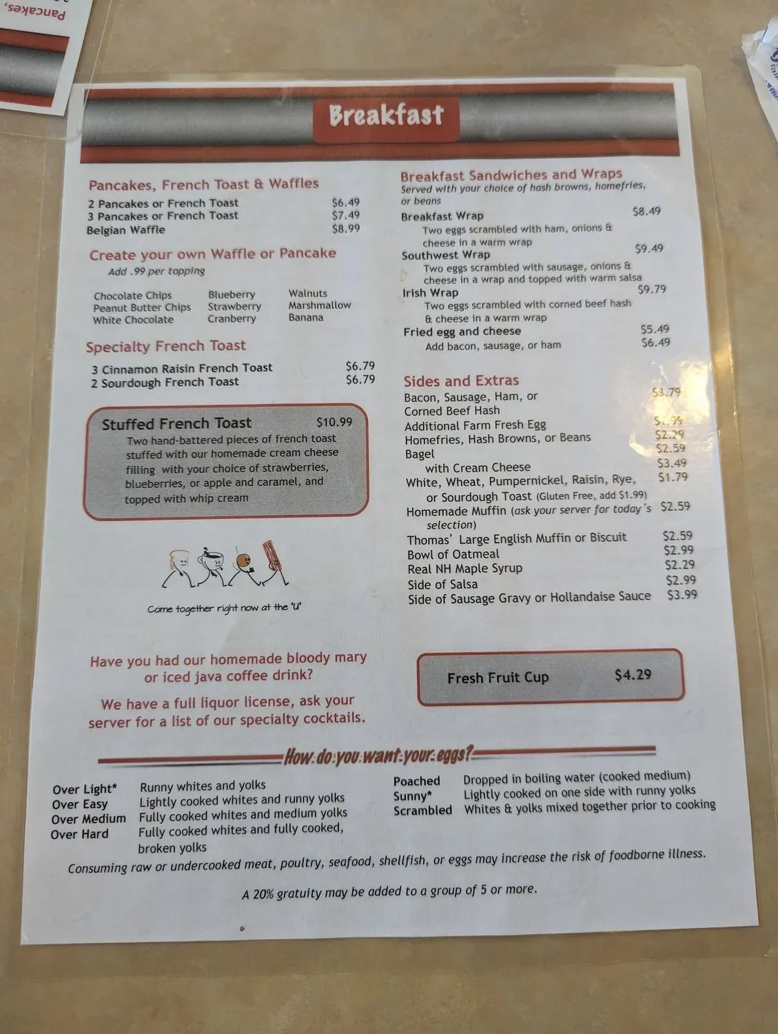 Menu 3