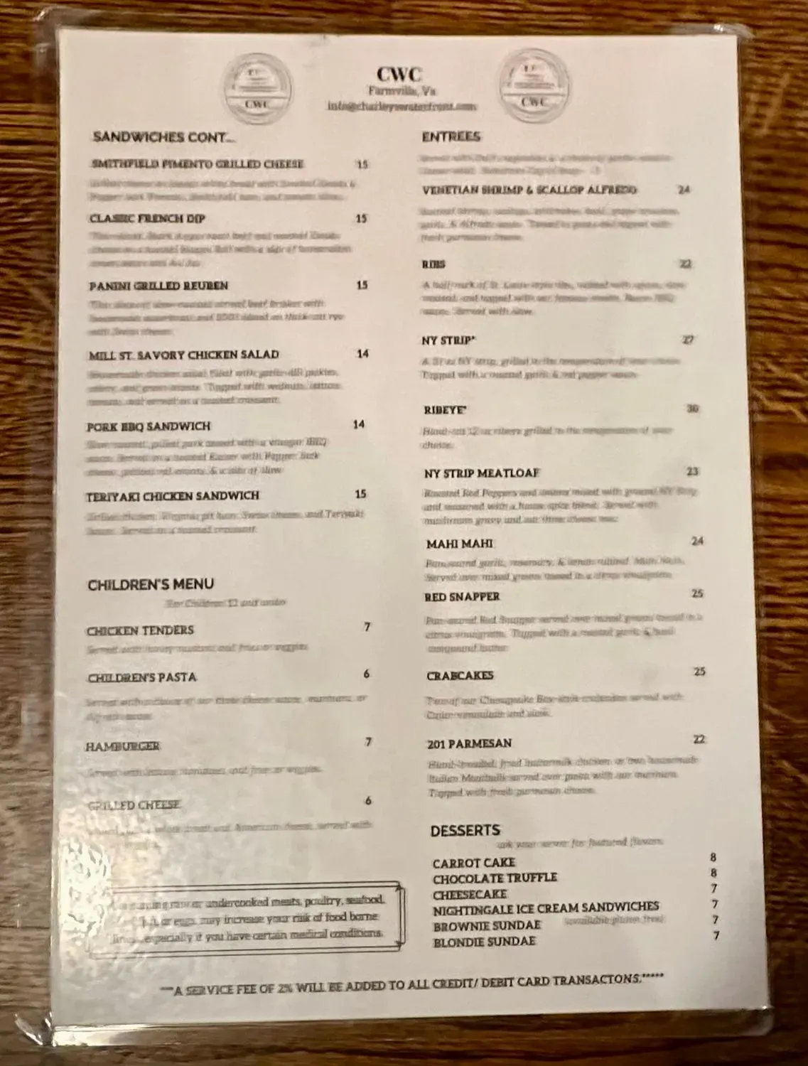 Menu 6