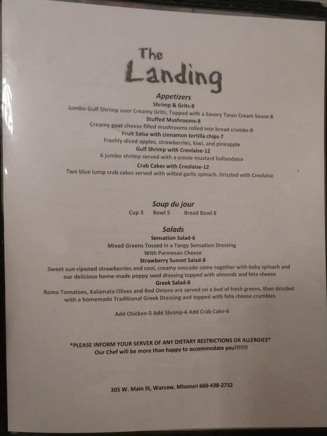 Menu 5