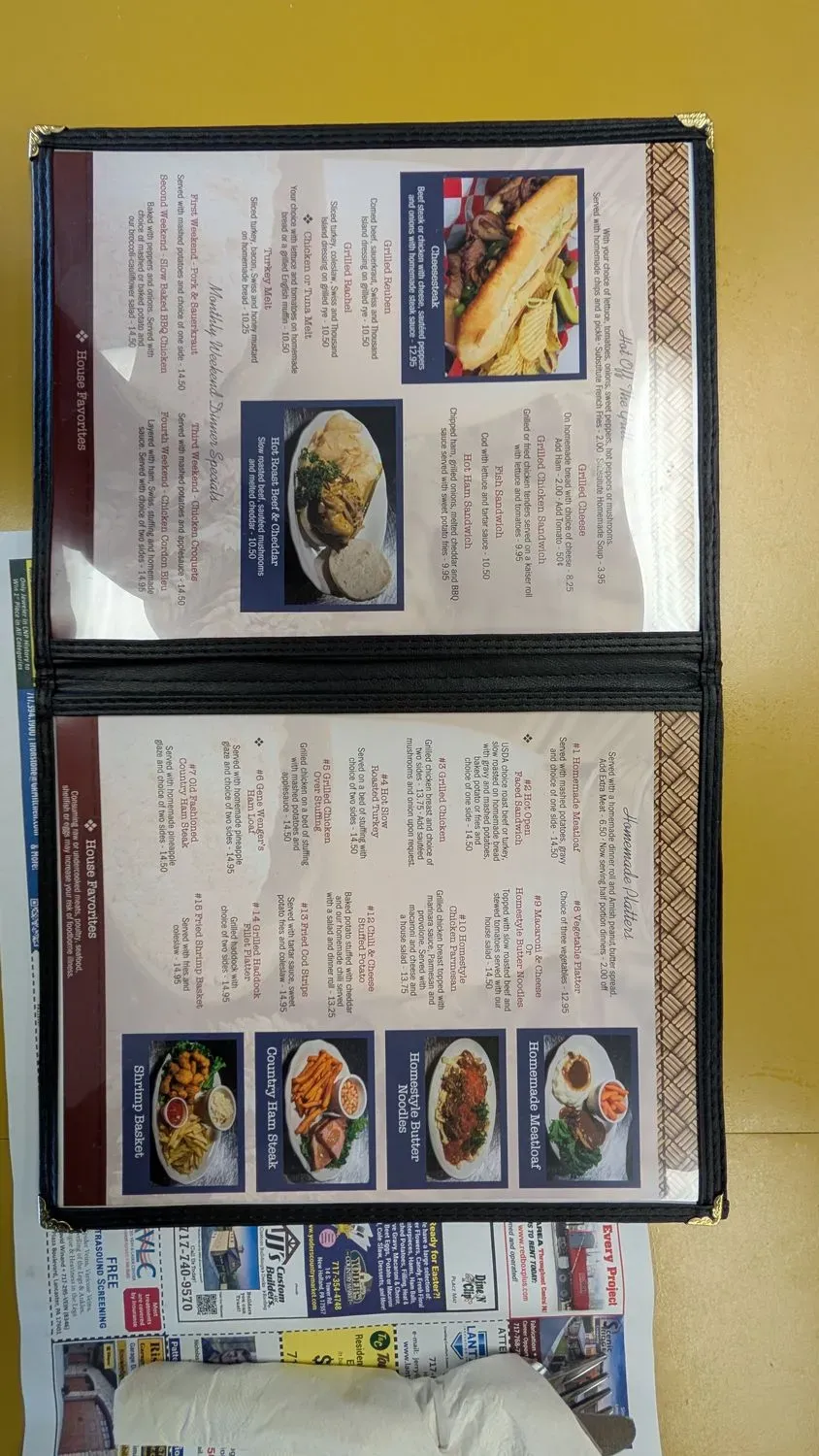 Katie's Kitchen Menu - Updated November 2025