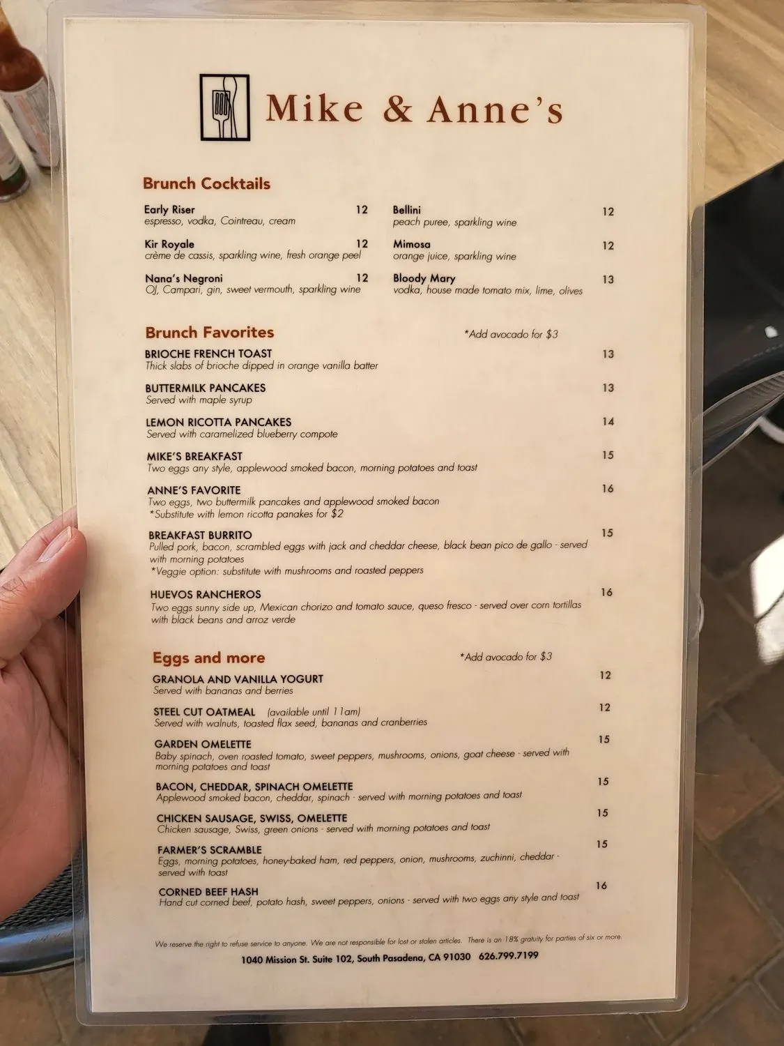 Menu 2