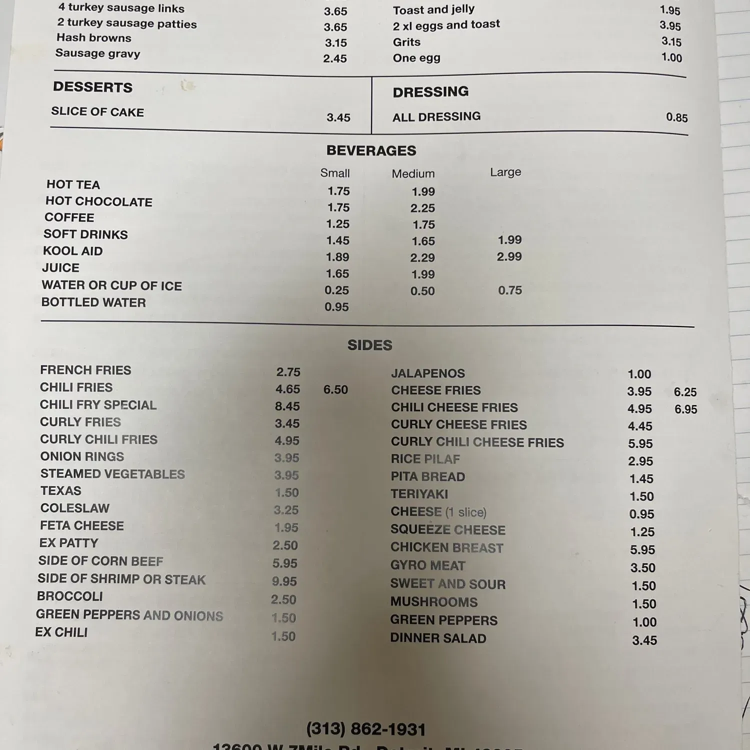 Menu 2