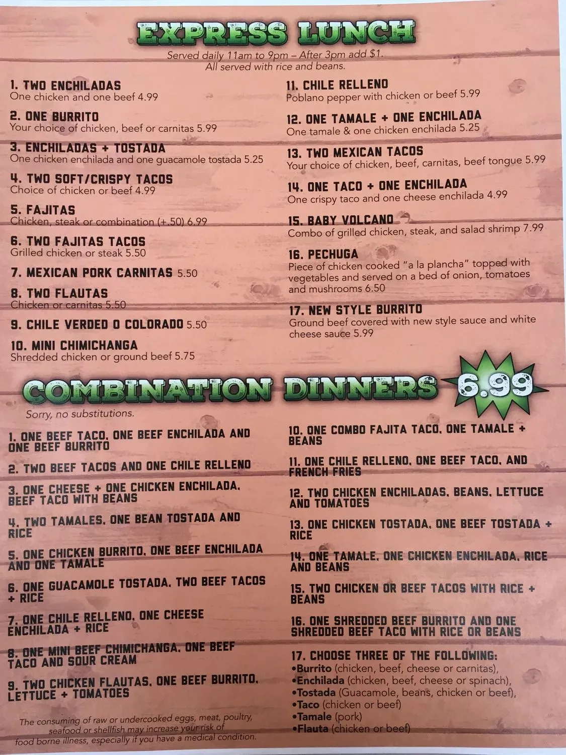 Menu 6