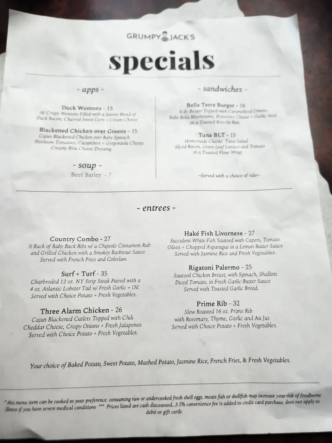 Menu 4