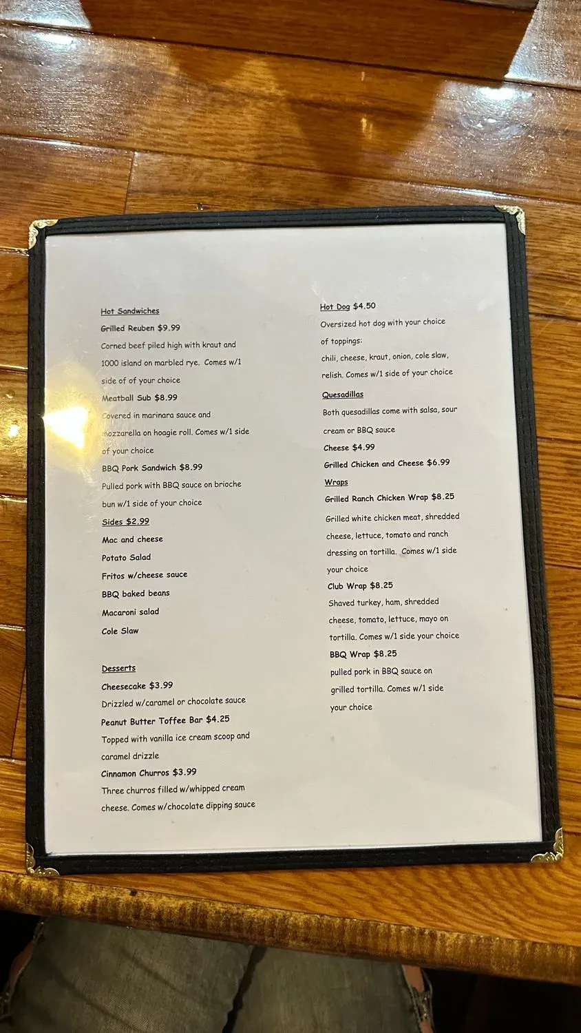 Menu 3