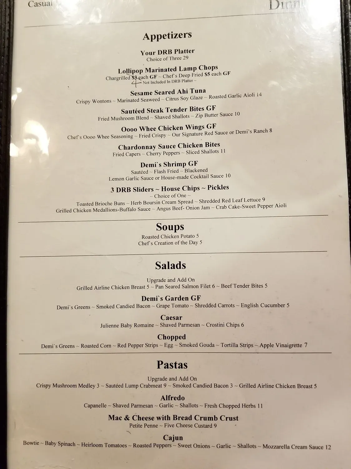 Menu 5