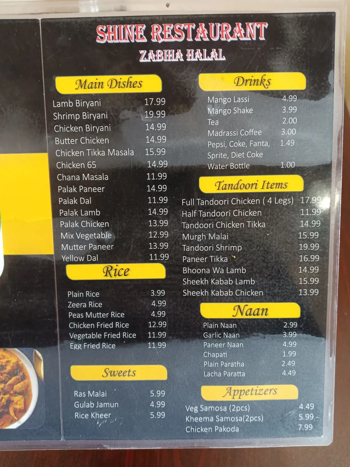 Menu 2